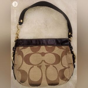 Coach Zoe Signature Bag 41856/NoG0826-41856/ Beige&Tan/Waist Chain compatible